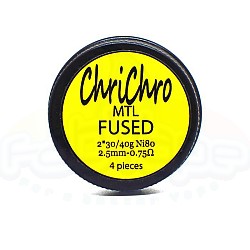 ChriChro - Ready handmade coils MTL Fused Ni80 0.75ohm