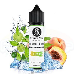                                                                                                                                                                                                                 Steam City Liquids - Flavor Shot Peach Lime Ice