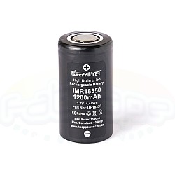 Battery Keeppower IMR18350 1200mAh 15A