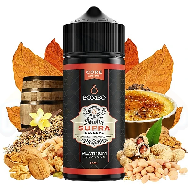 Bombo - Flavor Shot Platinum Tobaccos Nutty Supra Reserve Core Bombo - Flavor Shot Platinum Tobaccos Nutty Supra Reserve Core