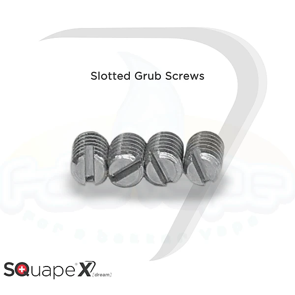 SQuape X[dream] Slotted grub screws