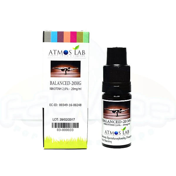 ATMOS LAB - Ατμιστική Βάση BALANCED 10ml / 20mg