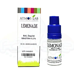 ATMOS LAB - Ατμιστικό υγρό Lemonade Balanced 10ml