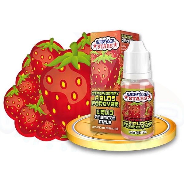 American Stars - Ατμιστικό υγρό Strawberry Fieled Forever 10ml American Stars - Ατμιστικό υγρό Strawberry Fieled Forever 10ml