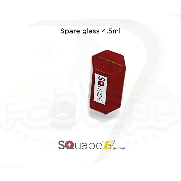 SQuape E-motion Spare borosilicate glass 4.5ml