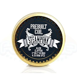 Steampunk - Ready Alien Clapton Coils 0.32 Ohm Ni80