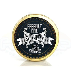 Steampunk -  Έτοιμες χειροποίητες αντιστάσεις Fused Clapton 0.40 Ohm Ni80