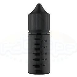 Μπουκάλι πλαστικό με διαγράμμιση 30ml Μαύρο Stubby Chubby Gorilla V3 