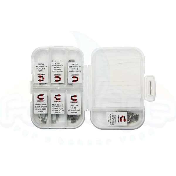 Κουτί με έτοιμες αντιστάσεις Ni80 7 σε 1