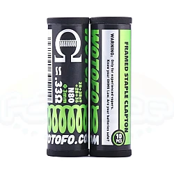 Wotofo - Έτοιμες αντιστάσεις Framed Staple Clapton 0,33ohm