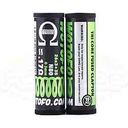 Wotofo - Prebuild coils Tri Core Fused Clapton 0,17ohm