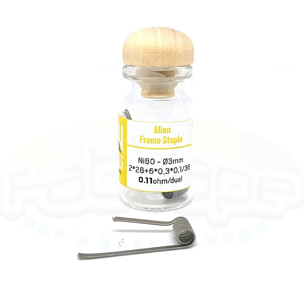 AV Coils -  Έτοιμες χειροποίητες αντιστάσεις Alien Framed Staple Ni80 0.11ohm