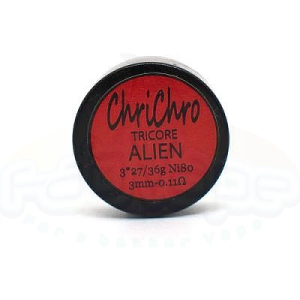 ChriChro -  Έτοιμες χειροποίητες αντιστάσεις Tricore Alien Ni80 0.11ohm