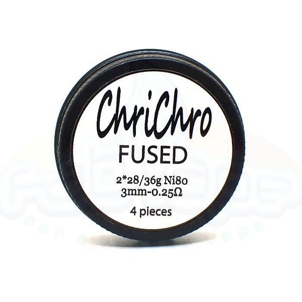 ChriChro -  Έτοιμες χειροποίητες αντιστάσεις Fused Ni80 0.25ohm