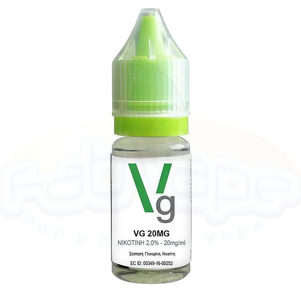 ATMOS LAB - Ατμιστική Βάση VG 10ml / 20mg