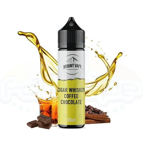 Mount Vape - Flavor Shot Cigar Whiskey Coffee Chocolate 20/60ml