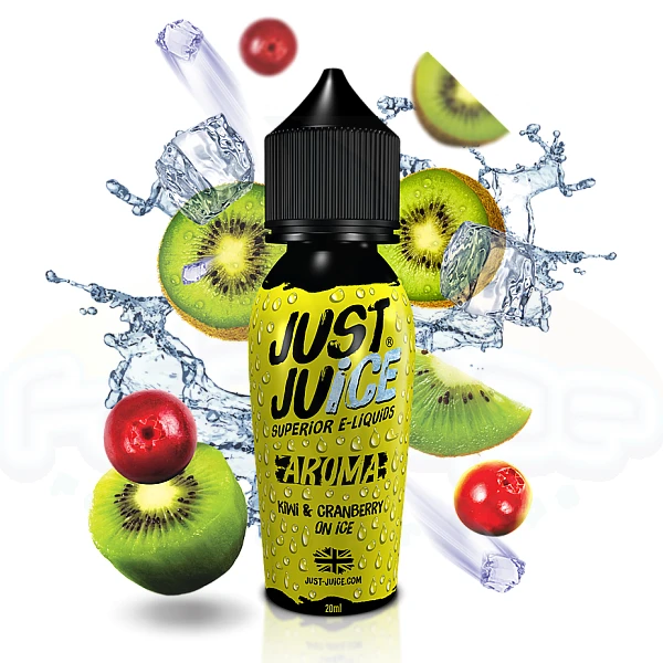 Just Juice - Flavor Shot Kiwi Cranberry On Ice