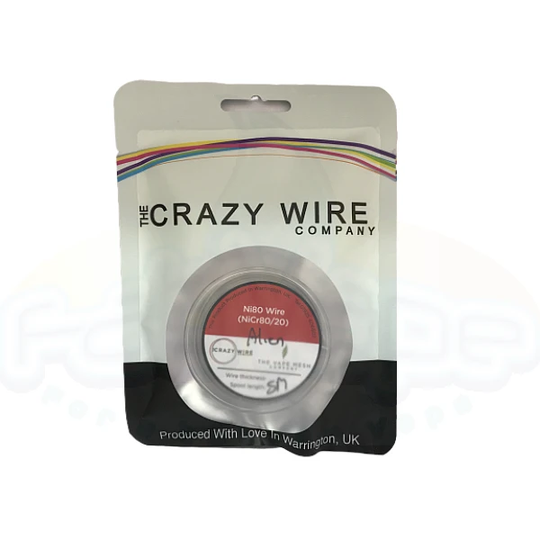 Crazy Wire - Σύρμα Alien Coil Wire Ni80 (0.3mm x 0.8mm Flat Wrapped With 32 AWG) 5 μέτρα Crazy Wire - Σύρμα Alien Coil Wire Ni80 (0.3mm x 0.8mm Flat Wrapped With 32 AWG) 5 μέτρα